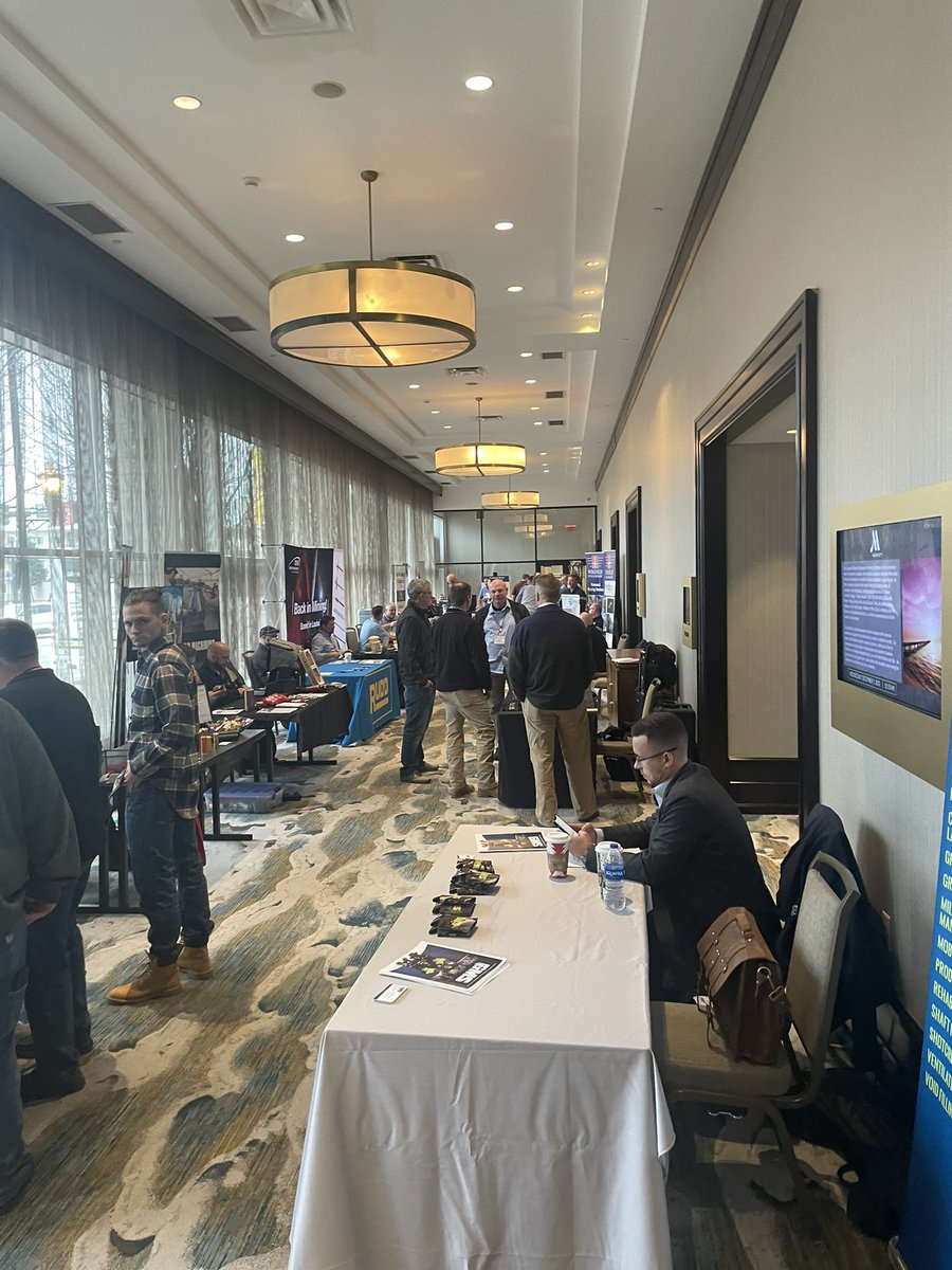 JDSdrilling's tweet photo. We’re excited to be exhibiting at the Kentucky Crushed Stone Association’s 2022 Underground Stone Safety Seminar. It’s been a great show so far. We’ve seen old friends and partners and made some new connections. #limestone #underground #aggregates https://t.co/YUxDSHeZaA