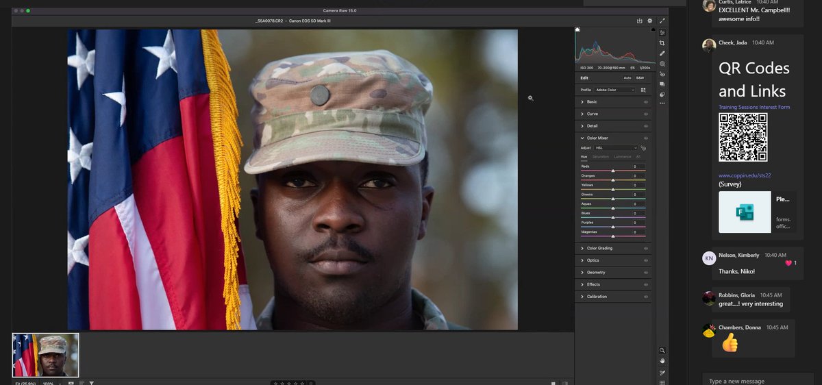 CoppinStateTech's tweet image. Mr. Davenport presents Adobe bridge #csutech