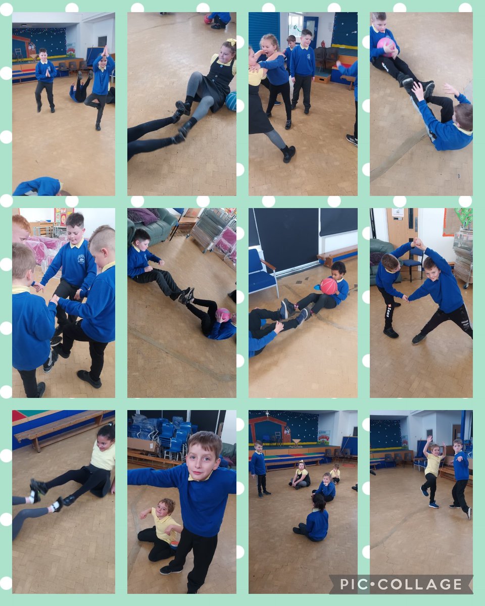 Porffor22's tweet photo. Our PE today involed making shapes, tandem cycling, and passing a ball to a partner whilst balancing on our bottoms! It certainly helped with our cores! #BeTheBestYou #HealthyHarri @Create_Dev https://t.co/yDi3wyYbWQ