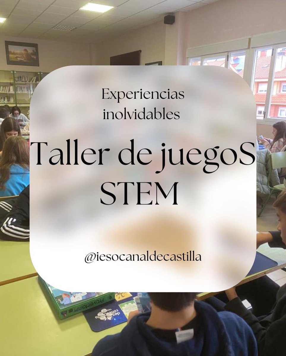 IESOCanal's tweet photo. #STEM. El pasado lunes, parte del alumnado de 3º de ESO participó en un taller de aprendizaje basado en juegos de la mano de #Desconectado.

#educación #educaciónsecundaria #palencia #villamuriel #canaldecastilla #educacyl https://t.co/9R9Z0F1U9E
