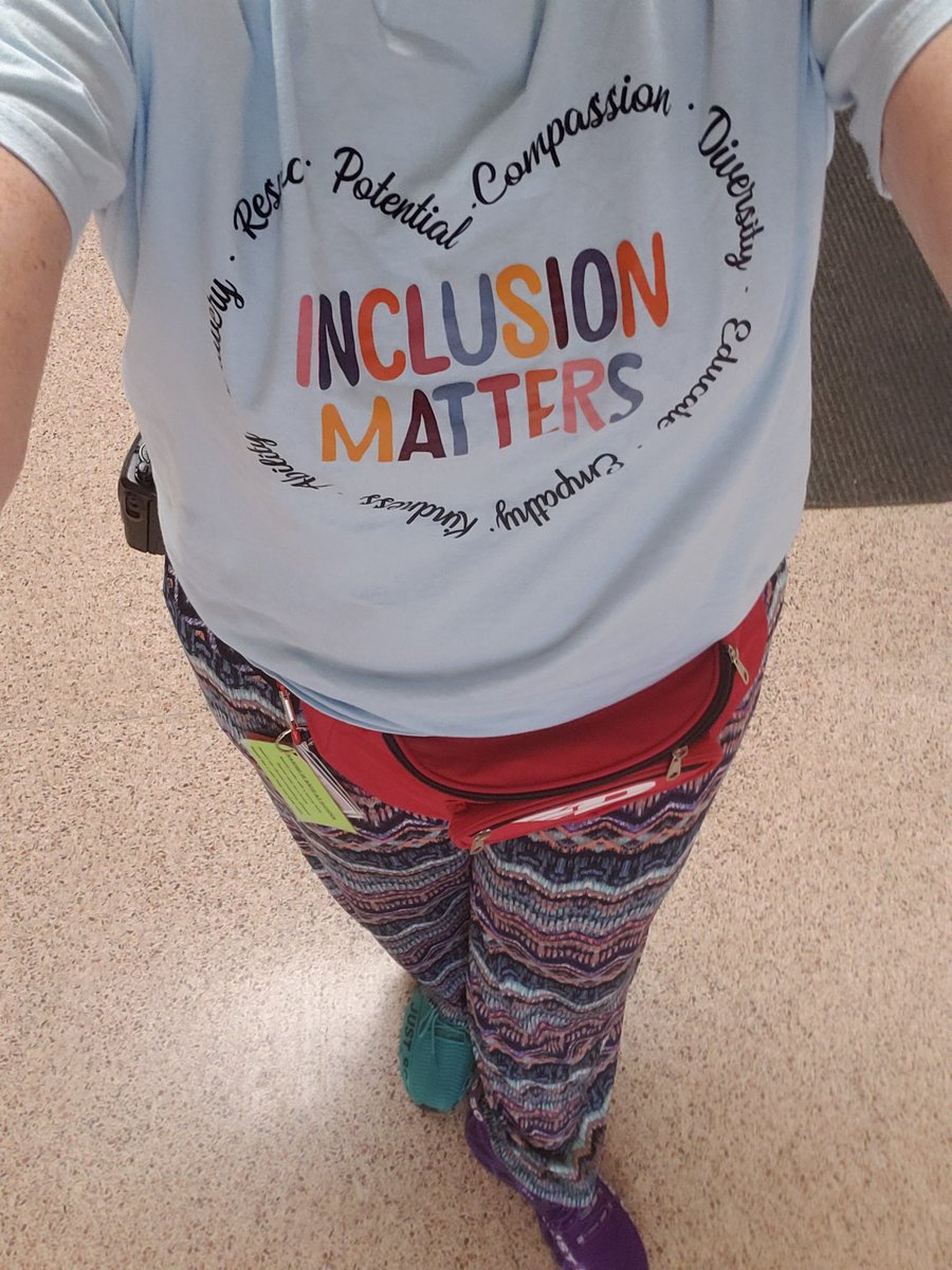 Bring it on, Wacky Wednesday! 
#inclusionismylovelanguage
#choosetoinclude
#FCPSWeBelong
<a href="/FCPSAdaptedPE/">FCPSAdaptedPE</a>