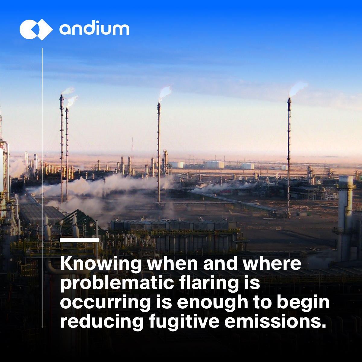 Andium is helping some of the world's largest #oilandgas companies keep track of their #flaring activity. 

andium.com/products/andiu…