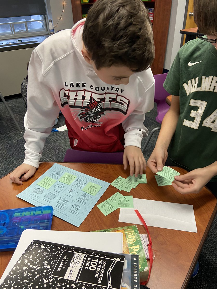 Work Readers do to Rise to the Challenges of Complexity #tcrwp complex nonfiction matching game. #mertonproud