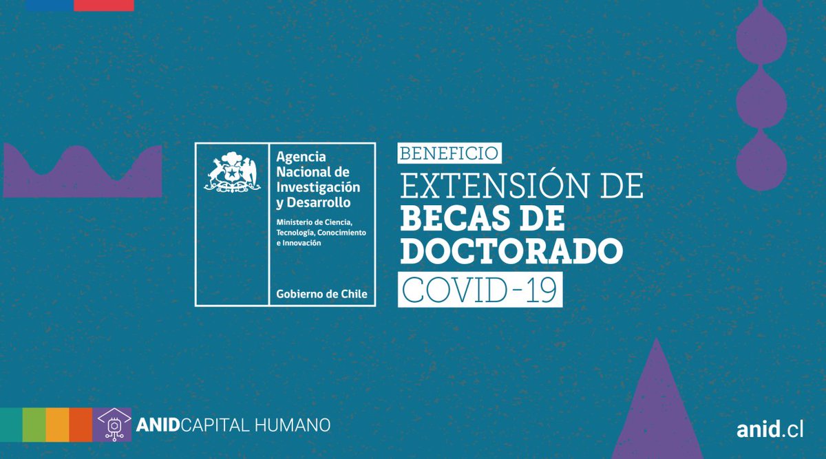 📢 Extensión Becas de Doctorado COVID-19

Becarias/os, de Doctorado Nacional y Doctorado Becas Chile que vieron afectada su formación por la pandemia del COVID-19, podrán solicitar extensión de su becas hasta el 12 de diciembre de 2022.

Más detalles⤵️
ow.ly/4AME50LXntZ