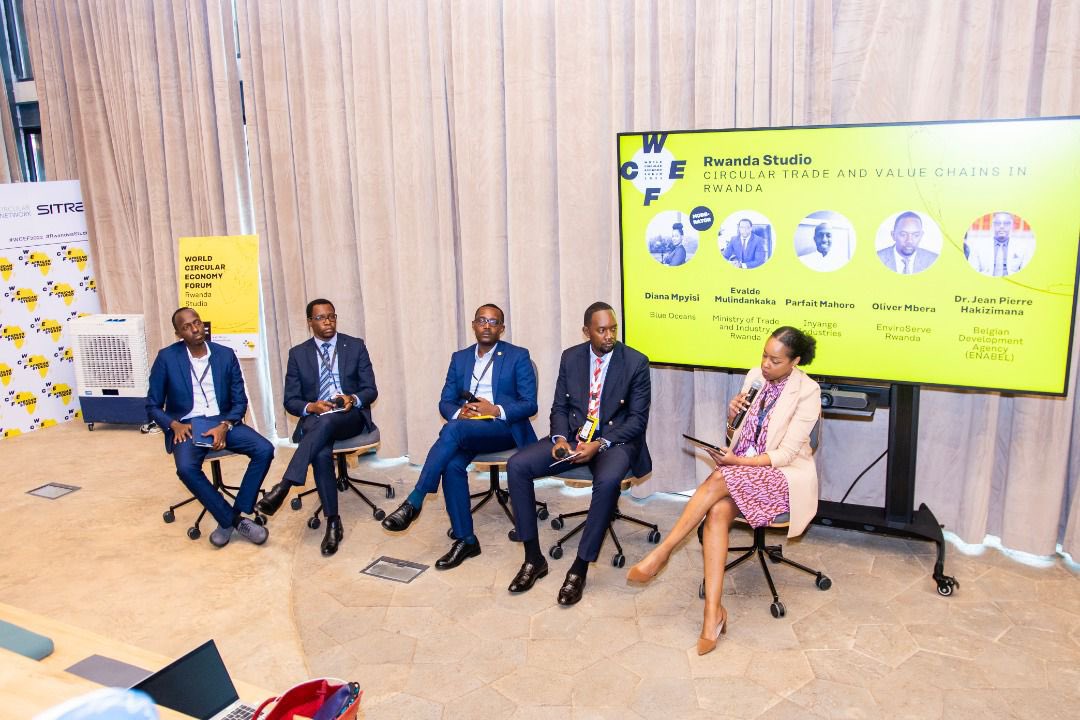 curiousrwandan's tweet photo. Over the last two days, it was an honour to host the 6th World Circular Economy Forum @WCEF2022 #RwandaStudio, with committed experts who shared incredible insights on how to accelerate the #CircularEconomy in #Rwanda.
#GreenRwanda #RwOT https://t.co/y0PoOyybW0