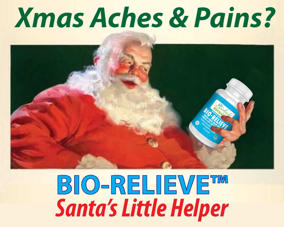 Tis the season - don't forget the Bio-Relieve! #biorelieve #drugfree #naturalingredients #musclepainrelief #healthyyou #supplements #chiropractic #drprice #biologicnutrients