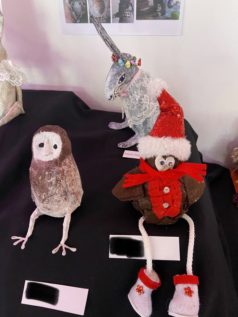CitizensStitch's tweet photo. We had lots of fun this term at #heydays @LeedsPlayhouse We celebrated the end of term today by putting our characters on display. #creativeengagement #over55s https://t.co/4lDBPBnII1