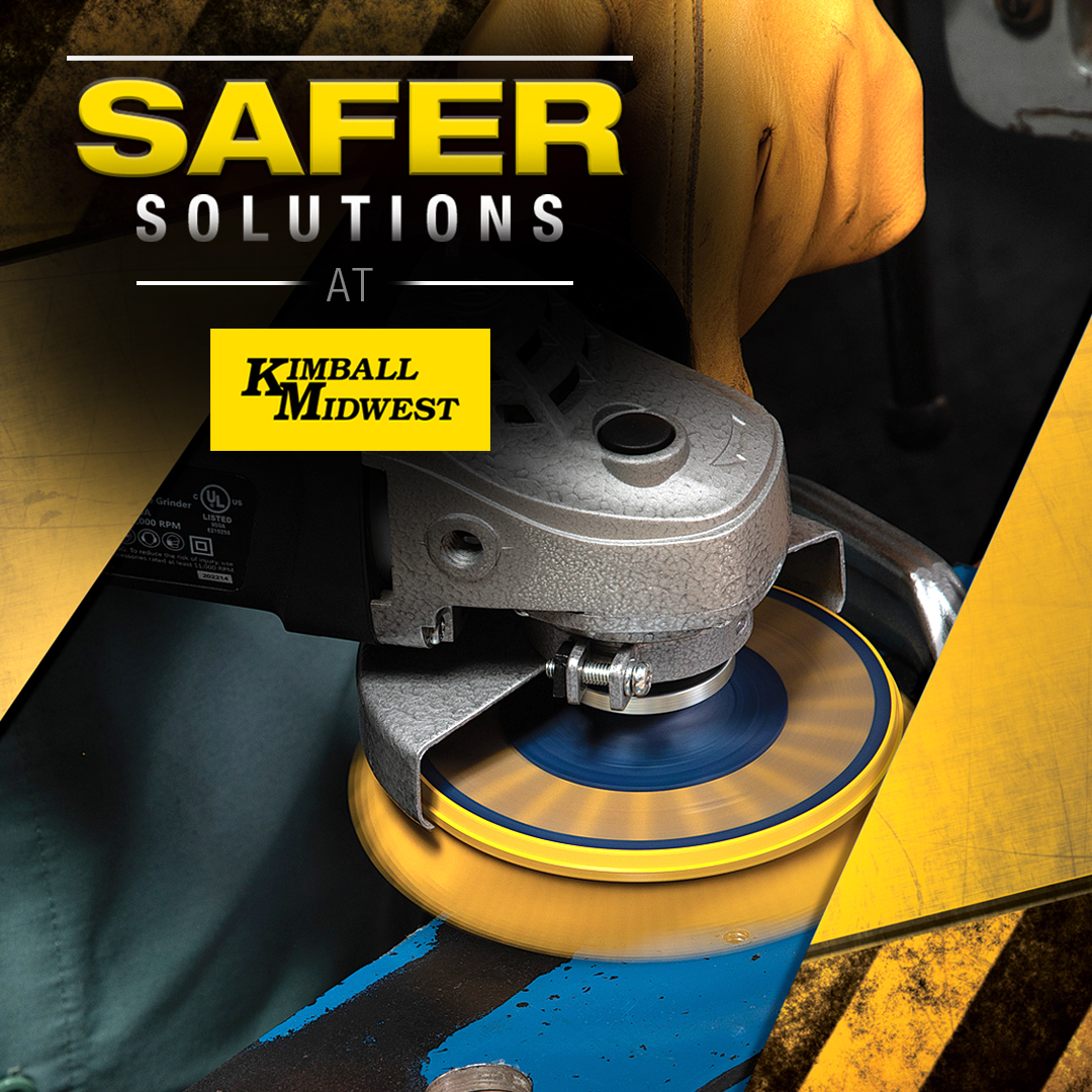 By picking up a Kim-Brite Abrasive Brush, prep and clean away to your heart's content without the danger of loose wires flying out. An accident waiting to happen, wire wheels can grab the workpiece. Simple product swaps can save you a trip to the ER.

#SaferSolutions #Abrasives