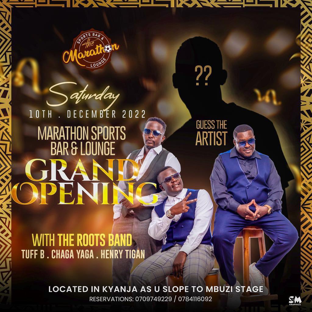 marathon_lounge's tweet photo. Hello Uganda,🔥💃🏻
Who’s ready for the Grand opening of @marathon_lounge this Saturday🔥😎💯 Abe Kyanja,Kisaasi, Gayaza road, kungu 📍 and Neighbours..Be there, it’s gonna be massive!!! https://t.co/dXoHnFd6Hg