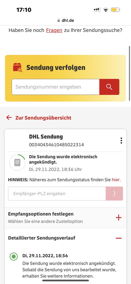 httphavi's tweet image. Hallo Liebe @DeutschePostDHL , habt ihr ein Fehler im System oder wieso Aktualisiert sich mein Paket nicht mehr ? Sagt bescheid falls es irgendwo stecken geblieben is, ich komms abholen. Nur hätte ich gerne mein Merch. Kuss