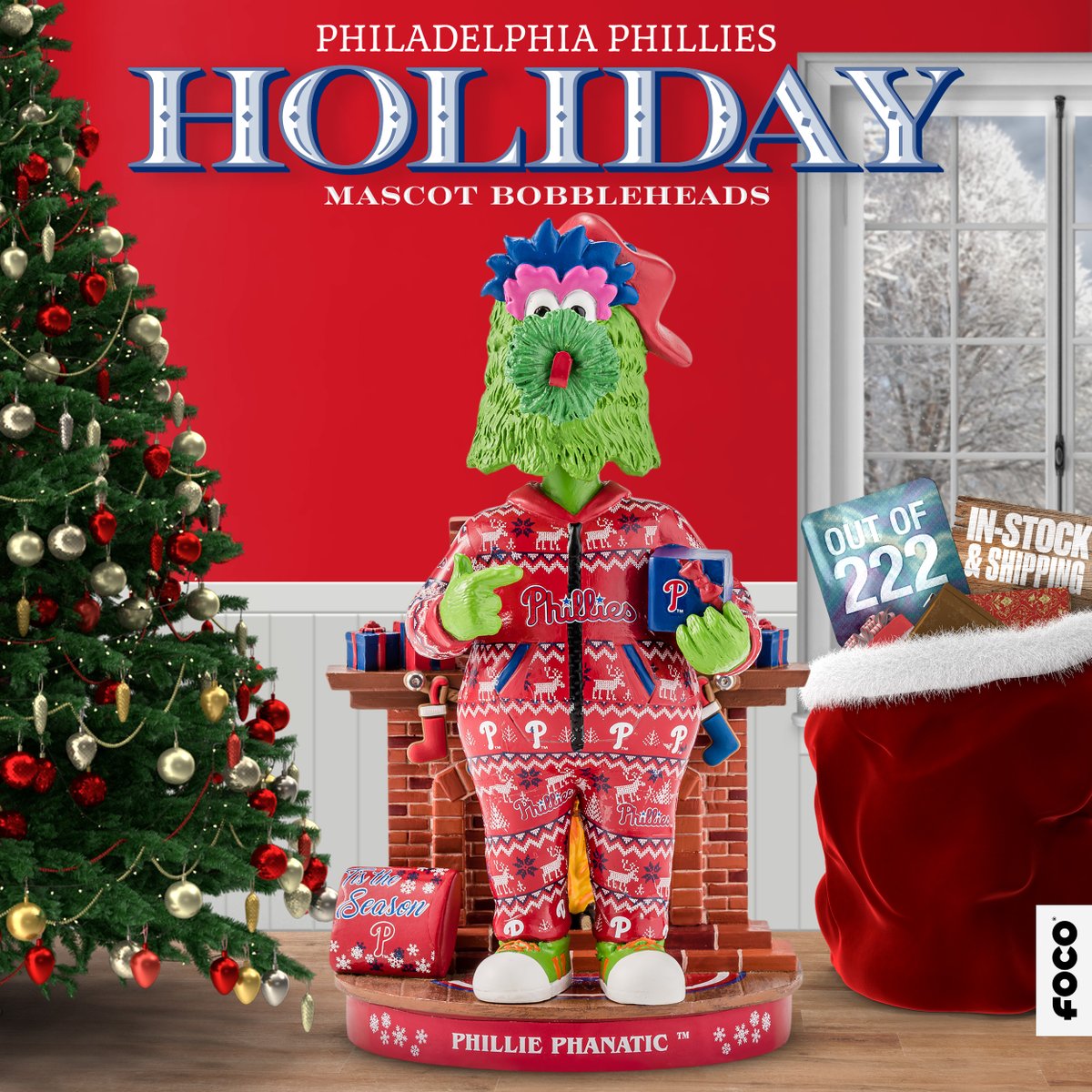 PHLPhilNation's tweet image. 🚨❗️ #PHLSN GIVEAWAY ❗️🚨

👉Phanatic Holiday Pajamas Bobblehead👈

1 lucky #Phillies fan will win!

To win 👇
1) RT this tweet
2) FOLLOW @FOCOusa &amp;amp; @PHLSportsNation 

#FlyEaglesFly | #PHLSportsNation

👉Winner announced 12/12-8:00PM EST