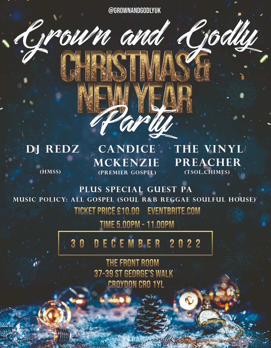 Hope to see you there eventbrite.co.uk/e/grown-godly-… #UKGospel #Gospelevents #Thefrontroom #premiergospel #tsolradio