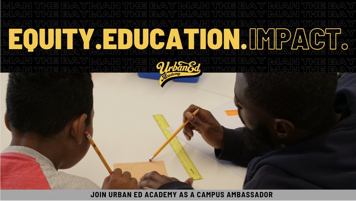 Are you interested in joining UEA as a campus ambassador? We’re looking for talented and motivated entrepreneurial-minded students to join our team as Campus Ambassadors. 

See if we’re headed to your campus and apply: urbanedacademy.org/campusambassad…