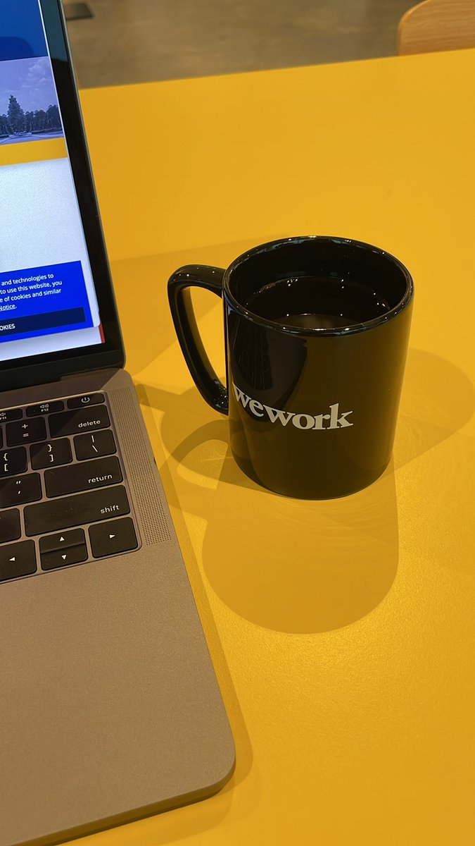 Haven’t been to a Wework in years. When did they go to the mini coffee cups?????