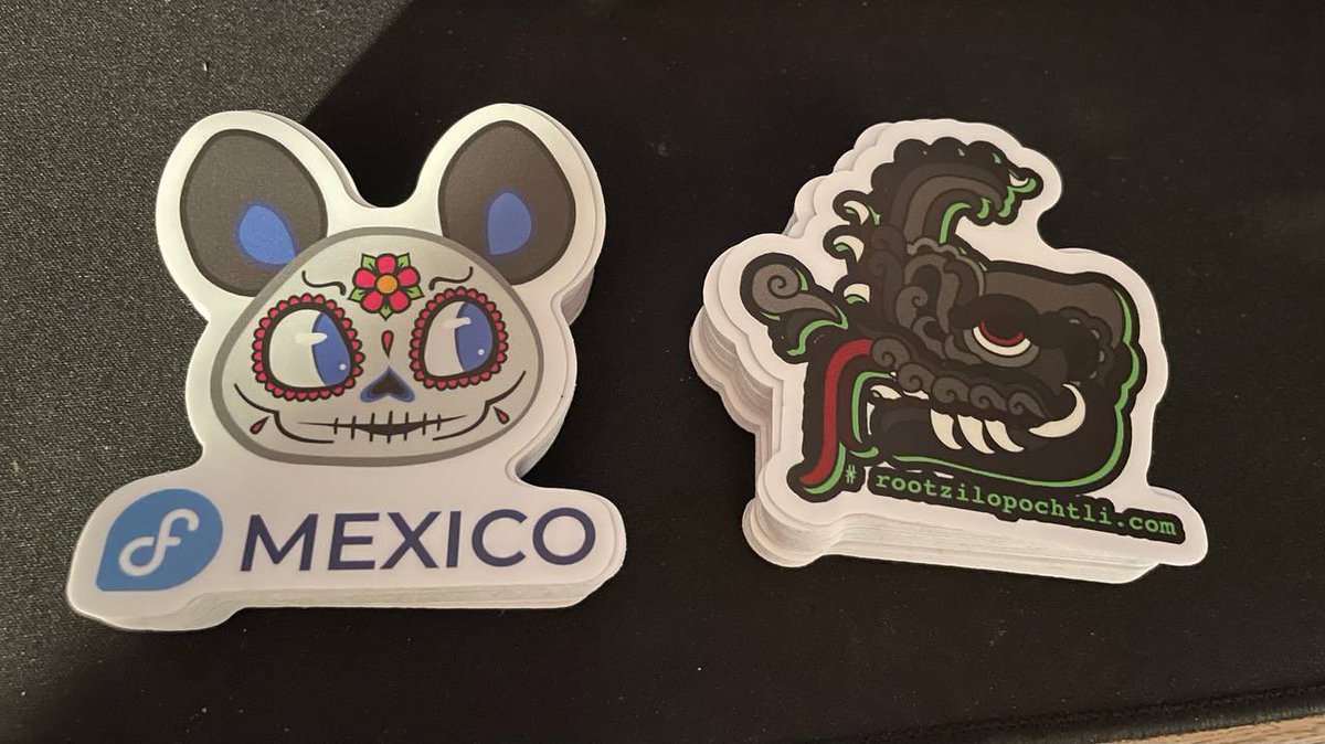 dark_axl's tweet image. Ya listo! #Swag incluido, acompáñame este sábado a las 12:30 PM. #Posadev2022 // cc: @posadev @fedoramexico @fedoracommunity @fedora @rootzilopochtli