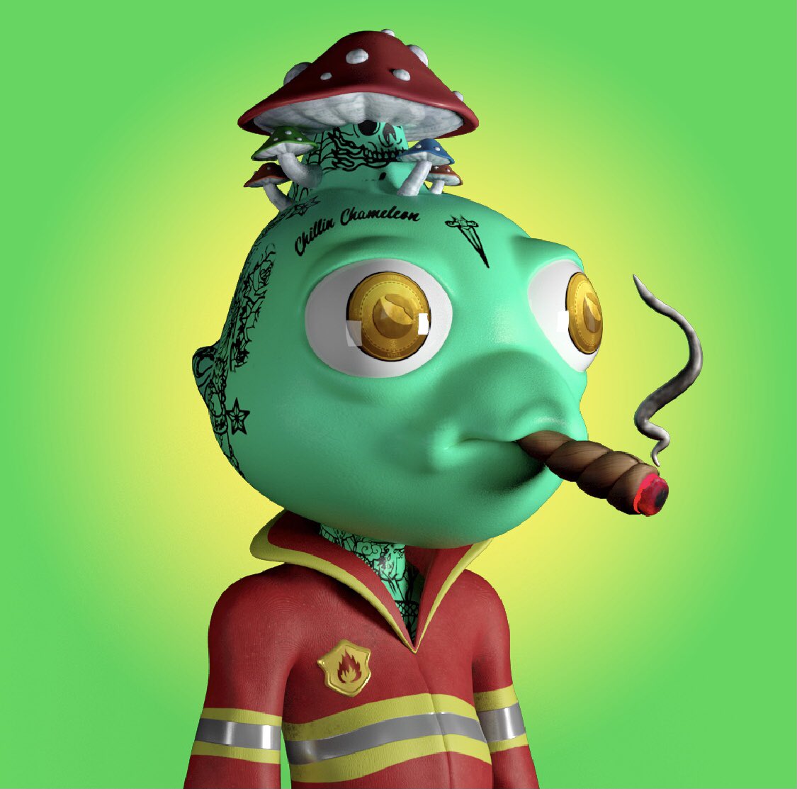 Superdrips_eth's tweet photo. @Not_OkayBears @Chillnchameleon My two favorite communities! ❤️🦎🐻 https://t.co/7koe5pdRFK