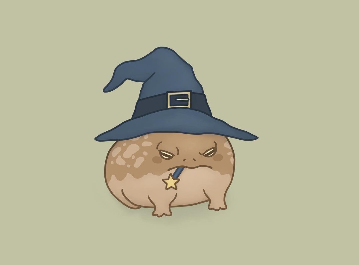 MadMasterDgn's tweet photo. Pepperoni the archmage ⭐️ #procreate #rainfrog #wizard https://t.co/ZLiuFadGfI