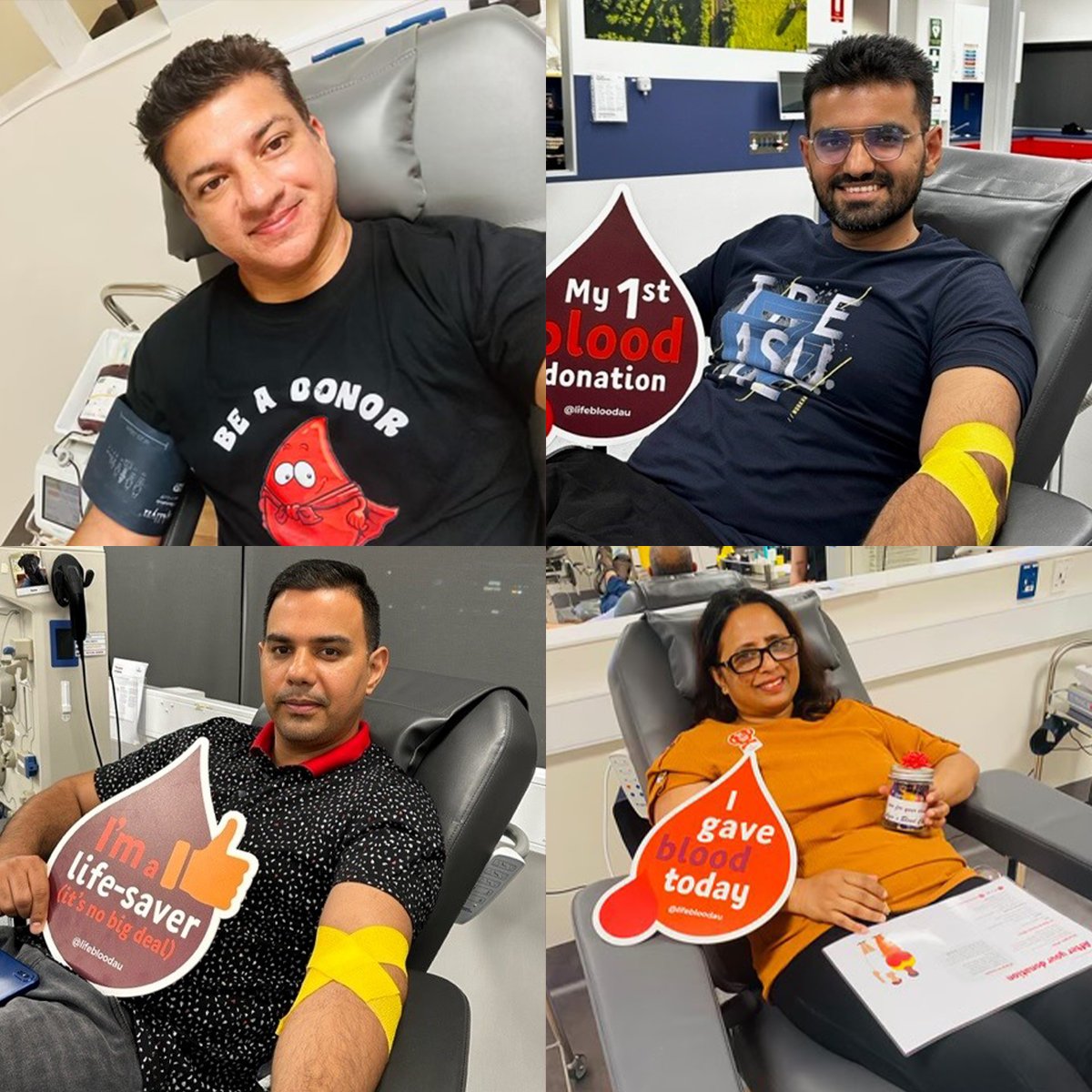 Mithun saw how easy it was to donate blood and created a Team of family and friends, to give back to those less fortunate. Over the past five weeks, they've made over 110 donations, of which 89 are new donors! Find out more about creating a Team at donateblood.page.link/4K9d