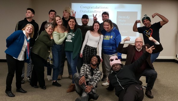 BSU's new Alpha Zeta Chi student organization wasted no time making a splash in the communication world, being named Rookie Chapter of the Year by <a href="/NatComm/">National Communication Association</a>  less than a year after being formed.

Read more: bemidjistate.edu/news/2022/12/0…