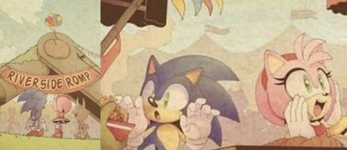 ChannelSonamy's tweet photo. Twinkle Park, Toy Kingdom & now Riverside Romp. Sonic canonically takes Amy to theme parks for dates.
Detractors & haters: “But they’re going as friends!”
#Sonic #AmyRose #Sonly https://t.co/xeVDDynCRq