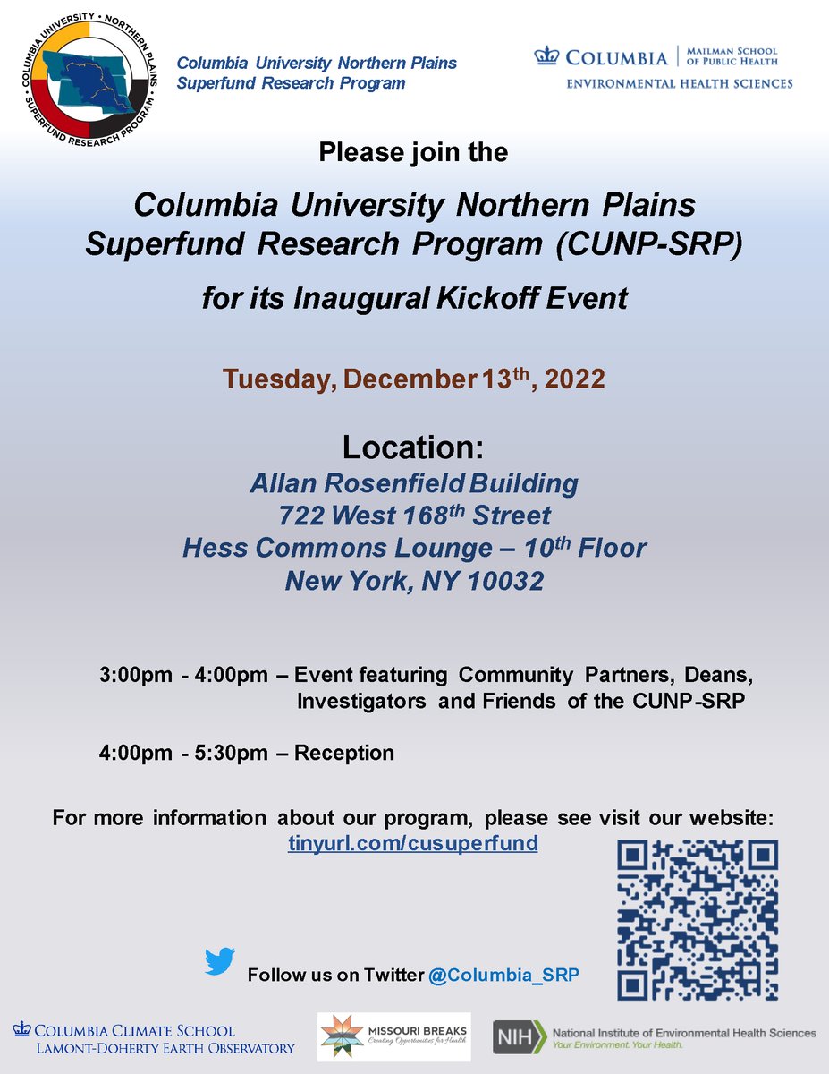 On official countdown to our Columbia Northern Plains Superfund Kick-off, T-6 days! Join us to celebrate!🥳🎉