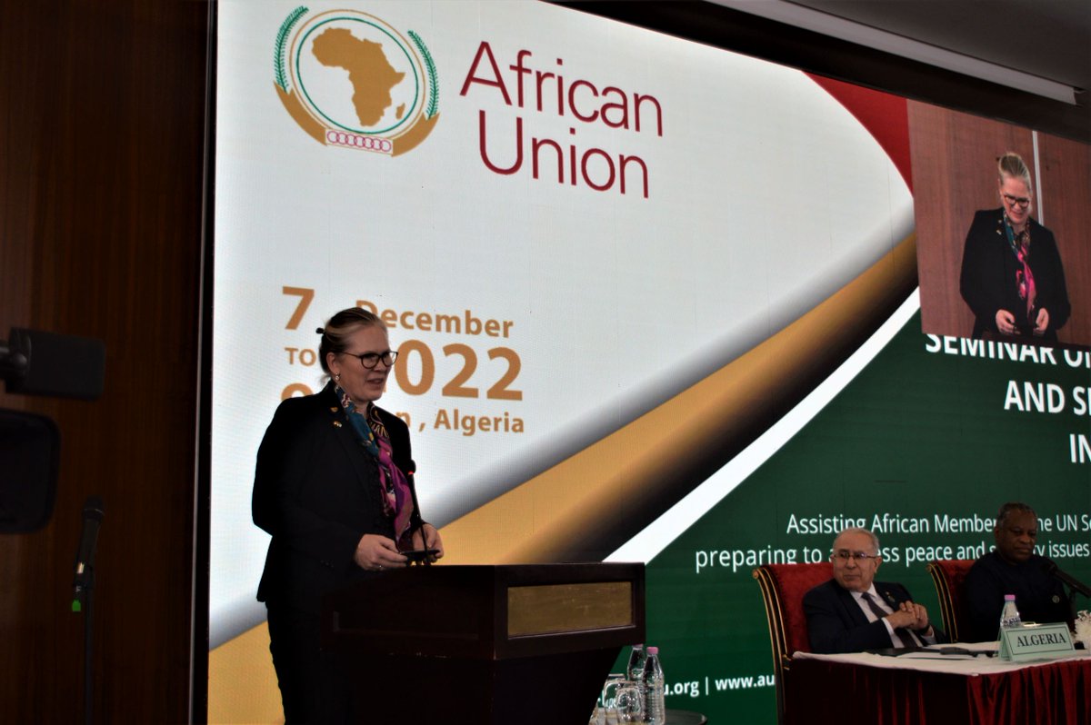 AUC_PAPS's tweet photo. An effective&amp;well-coordinated African voices,guided by the values&amp;ideals of African ppl &amp; institutions will strengthen our multilateral systems also at global level and be of benefit to all –Joint Statement by Switzerland &amp; Norway @ High-Level Seminar #BeOneVoice #OranProcess2022 https://t.co/wZsR7HFD2M
