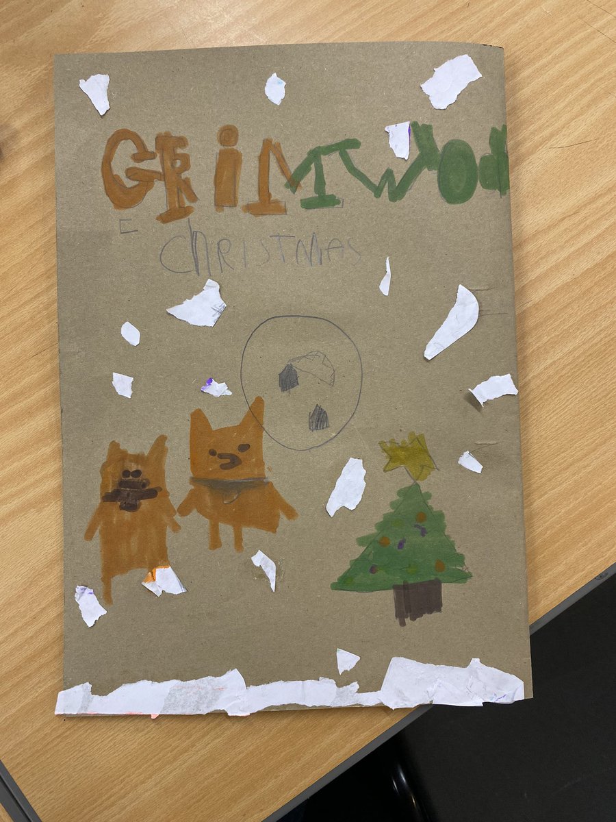 Show me your class is obsessed with <a href="/NadiaShireen/">Nadia Shireen</a>’s Grimwood in just one picture… also a Christmas Grimwood story would be mega brill!