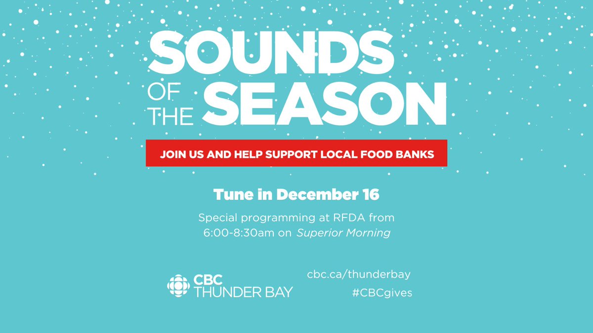 Tune in to Superior Morning on December 16th to hear our special Sounds of the Season programming! We’ll be holding our show live from the RFDA at 570 South Syndicate Ave. From 6:00-8:30 a.m., learn about how our community is supporting those in need.