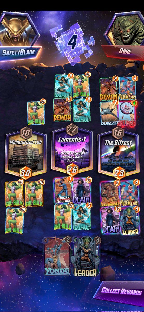 Ok, this is ridiculous, nothing else to say about it and I still have over 24 more hours to play it 🙄 
#marvelsnap #marvelsnapdecks
<a href="/MarvelSnapZone/">DotGG</a> <a href="/SnapDecks/">SnapDecks</a>