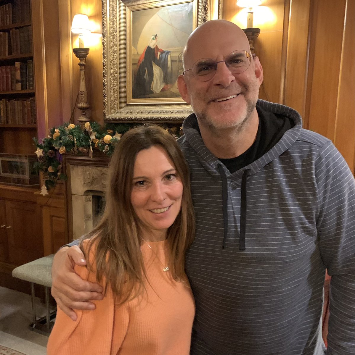 I don’t often post photos but had such a lovely time talking to <a href="/HarlanCoben/">Harlan Coben</a> What a nice guy, and his new book, I Will Find You, is another winner. Honestly, I couldn’t turn the pages quick enough. The man’s a legend
