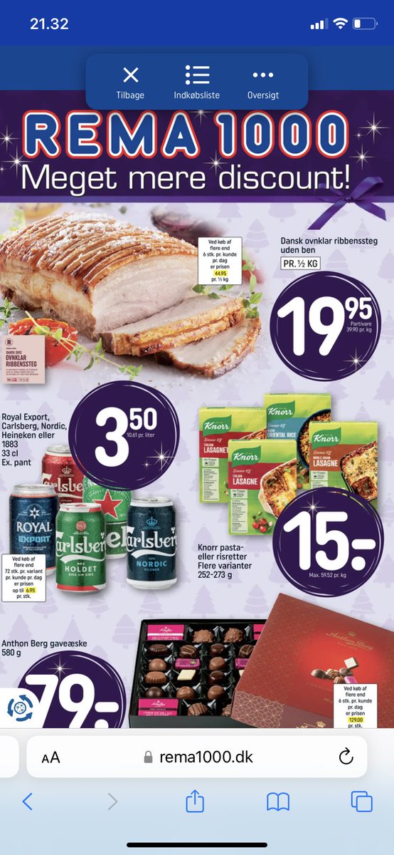 I Netto kan du få 1/2 kg flæskesteg for 9,95,- 
I Rema 1/2 kg Ribbensteg uden ben til 19,95,-

Det er absurd, at Landbruget fortsat argumenterer imod en CO2-afgift med henvisning til stigende fødevarepriser og konkurrenceevne. 

Klimaskadelige fødevarer bør ikke være så billige