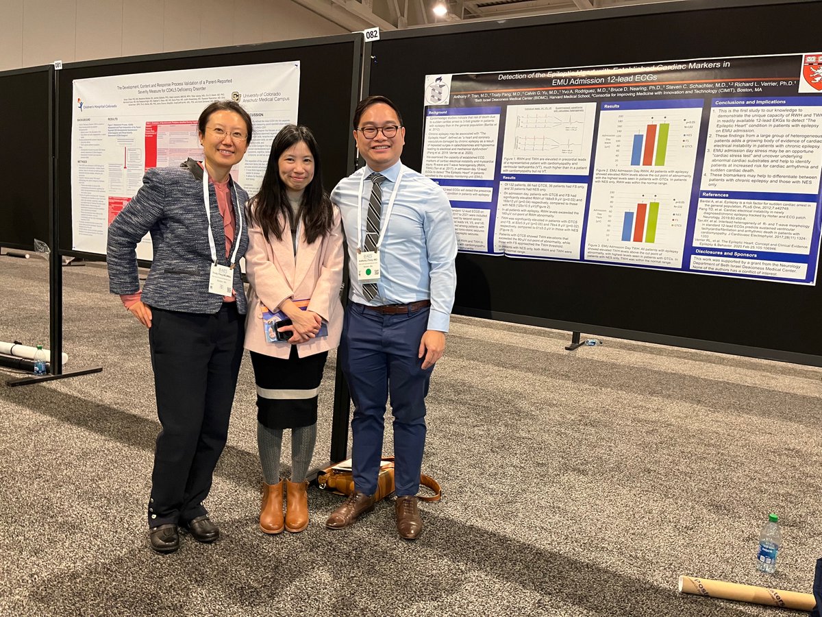 Congratulations to our epilepsy fellows Haroon Butt, Wan Yee Kong, and our neurology resident Tony Tran, for their great work and presentations at the 2022 American Epilepsy Society meeting!