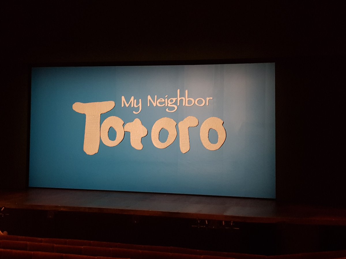 Thank you @totoro_show @BarbicanCentre for the best theatre experiences I ever had. I'm still in awe after seeing it. Brilliant show loved it. @Mei_Mac & @MizAmiJ were fantastic. Had the biggest smile when totoro appeared. Was holding back the tears throughout. #FindYourSpirit