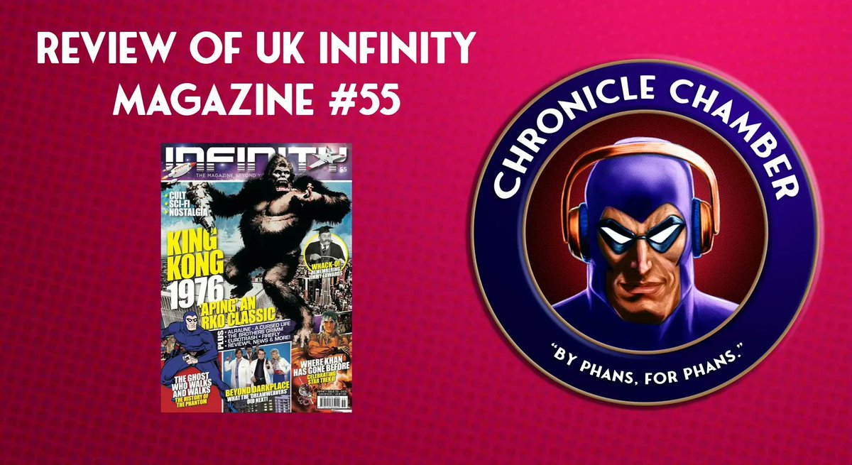 Chronicle_Tweet's tweet photo. https://t.co/kOecNAx1Dy 
Thanks to Joe we are able to present a review of the #InfinityMagazine 55 and the article featuring #thePhantom. Has anyone managed to buy a copy yet? What are your thoughts of the magazine and the article?

#Phantom #HappyPhantoming https://t.co/9G0OvOEmH7