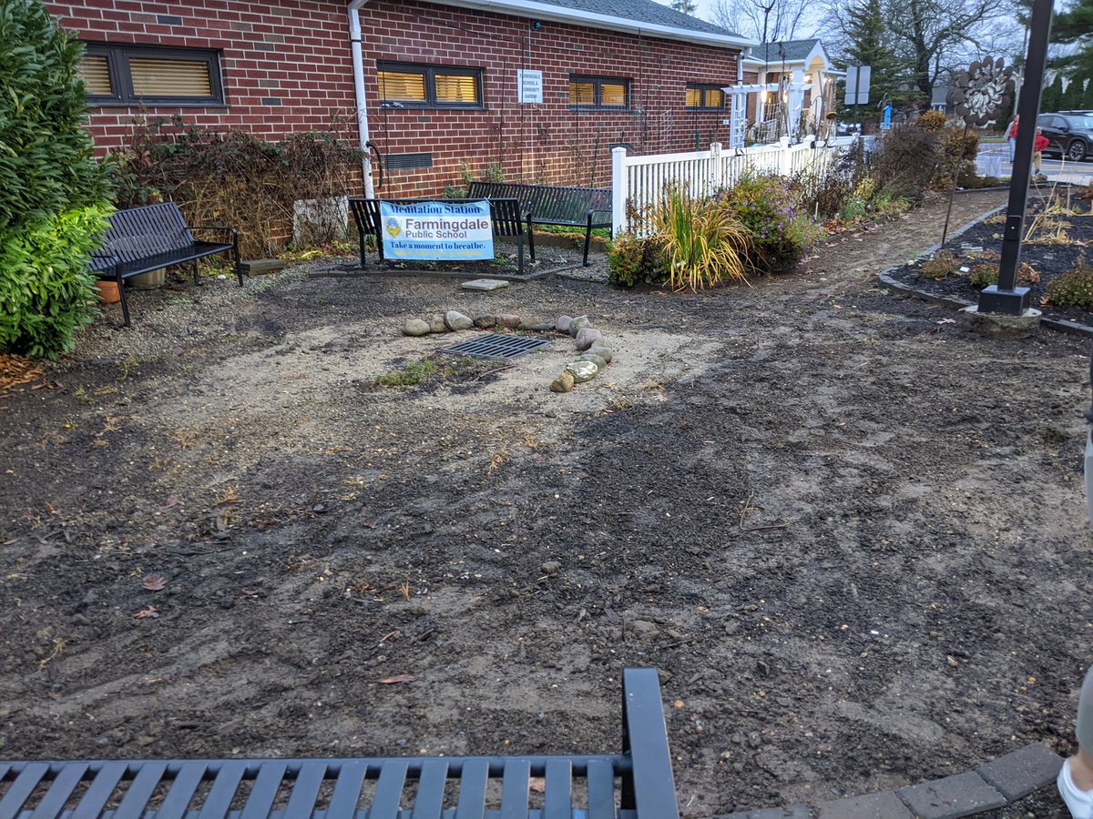 It may be a dreary December day but some exciting hard-scaping is happening in the garden and outdoor classroom!!! <a href="/FsdGarden/">FSDGarden</a>