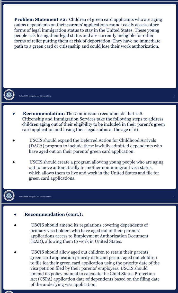 ImproveTheDream's tweet photo. The President's Advisory Commission on Asian Americans, Native Hawaiians, and Pacific Islanders has submitted final recommendations to @POTUS on administrative action that can help protect children who face aging out.

Thank you @WHIAANHPI and @ajainb for taking our input. https://t.co/YVrDR5dxPT