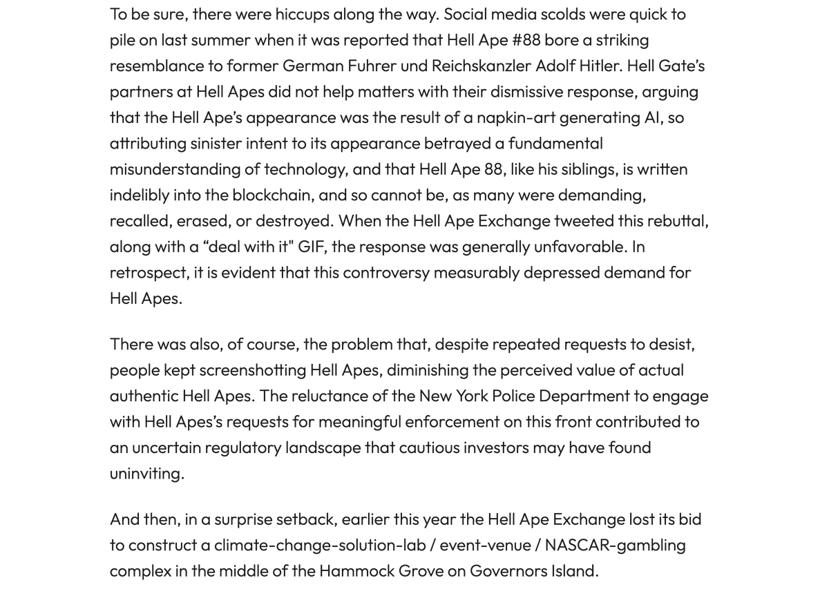 macfathom's tweet photo. This is the memo I sent to @HellGateNY staff today about the layoffs and the ongoing situation with Hell Apes: https://t.co/3m5ZNl8ZCH https://t.co/NaGy5O6wr0