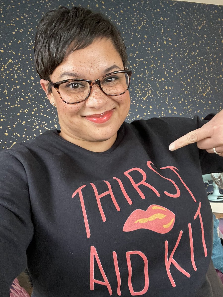 DJacksonBooks's tweet image. You know it’s a good day when you find your long-lost #ThirstAidKit sweatshirt! Seriously, I thought this was lost forever 😍 #iykyk #drabbles #nicholeperkins #bimadewunmi #TAKpod
