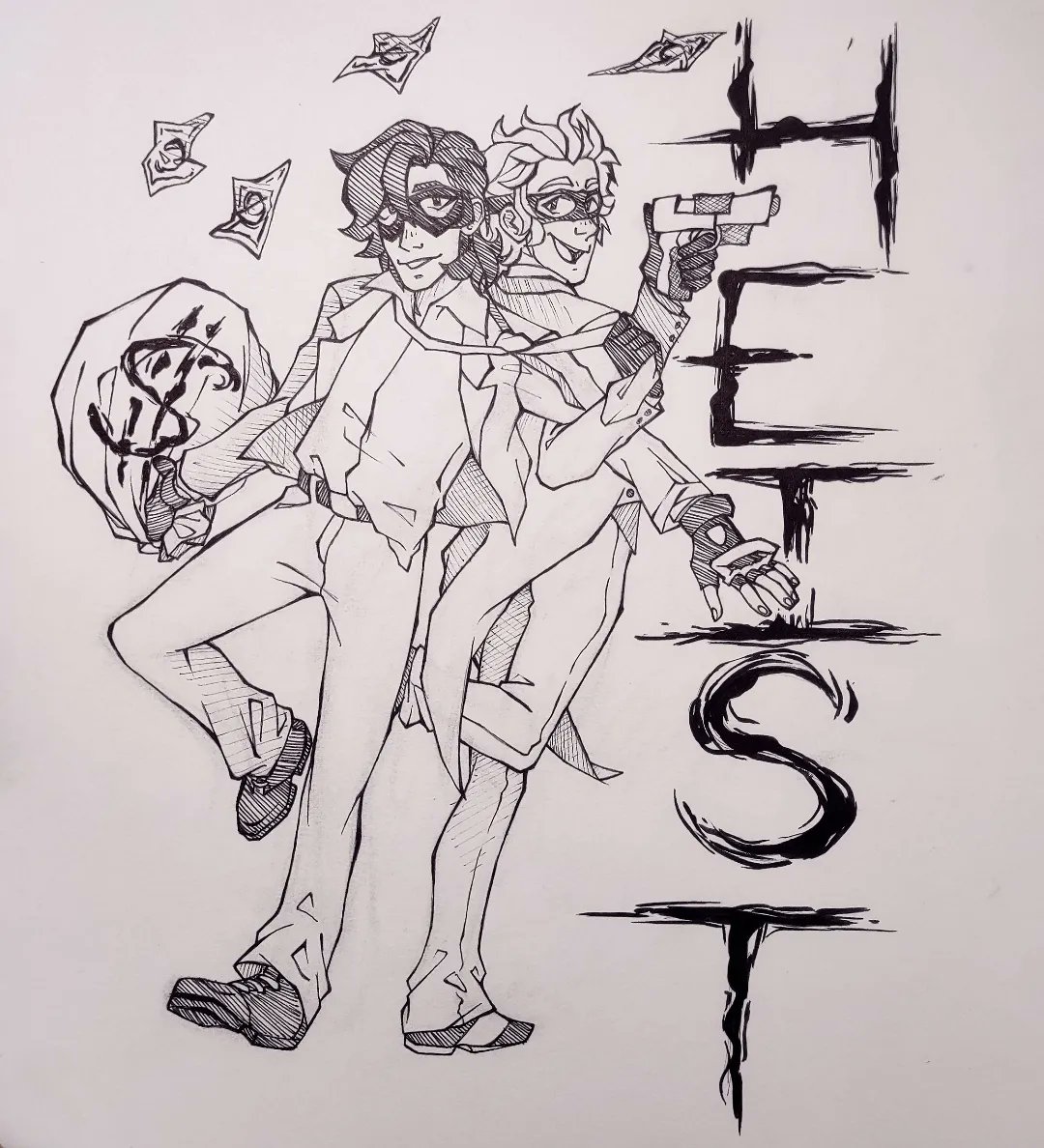 DinosaurBallz's tweet photo. I adore this drawing so much.
(still an old drawing from inktober)
🦕
#klance #voltronau #voltron #inktober2022 https://t.co/OJwxByY4vY