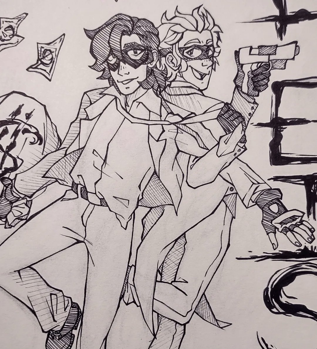 DinosaurBallz's tweet photo. I adore this drawing so much.
(still an old drawing from inktober)
🦕
#klance #voltronau #voltron #inktober2022 https://t.co/OJwxByY4vY