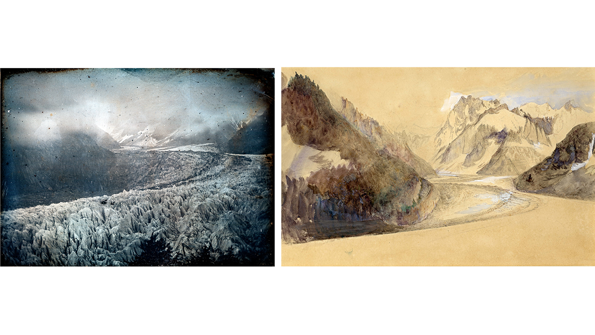 ‘I well remember the intense mortification of first looking down on the dirt bands of the Mer de Glace (…) That we never should have seen them before! (...) so inevitable now’ (LE 27 1907, 639)
<a href="/royalsociety/">The Royal Society</a> #johnruskin #daguerreotype #climatechange #glacier #lancasteruniversity