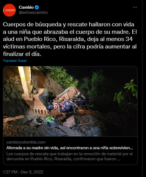 ladino_123's tweet photo. Revisando las condiciones meteorológicas previas a la tragedia de Risaralda me encontré lo siguiente. La Oficina de Alertas y Pronósticos (OSPA) de @IDEAMColombia emite un informe técnico diario a las 12:15 HLC donde se consignan las alertas vigentes para el país. 1/n https://t.co/l62cuylCZO