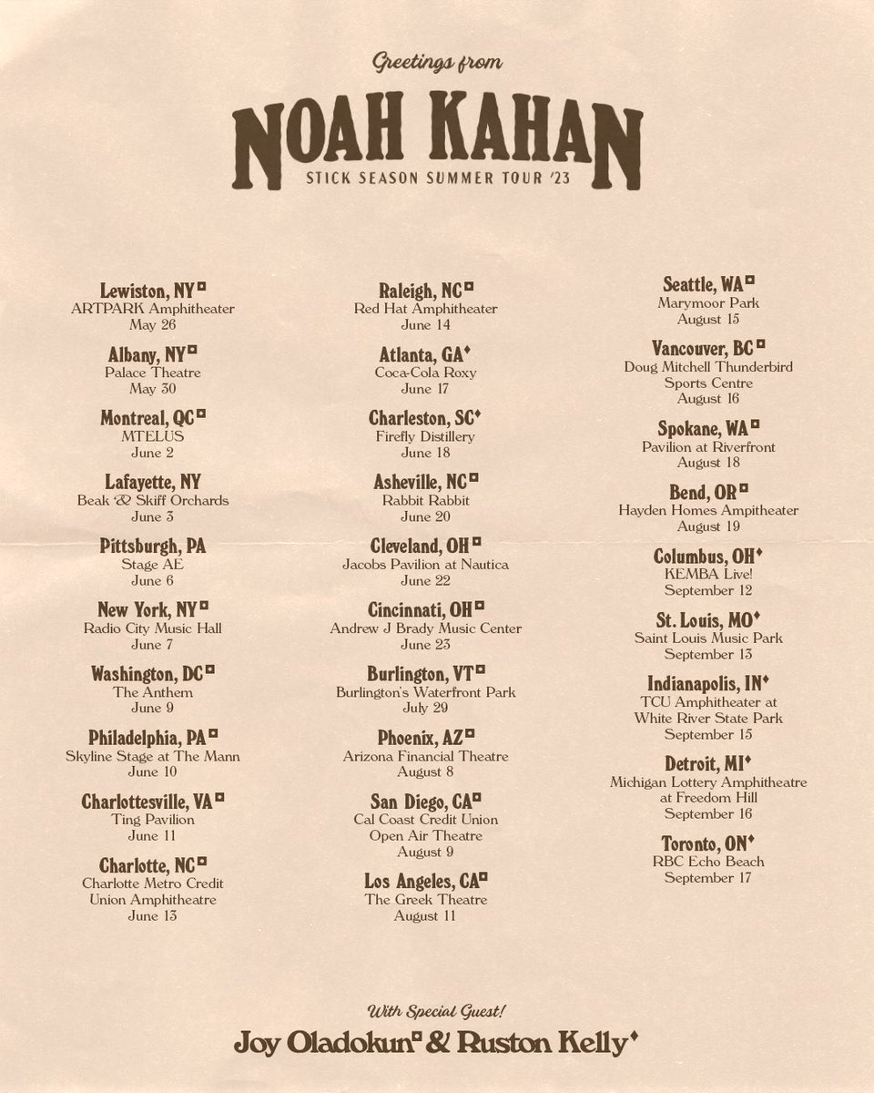 Noah Kahan tweet media
