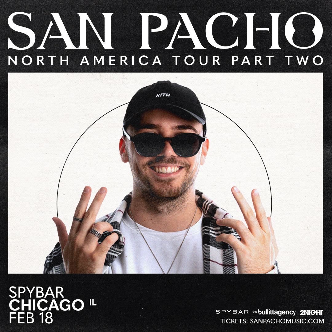 JUST ANNOUNCED: <a href="/SanPachoMusic/">San Pacho</a> and <a href="/cjjeffmusic/">Cj Jeff</a>  join us on February 18th at Spybar! 🖤 Expect a night of infectious tech house grooves that you won't want to miss!

GET TICKETS 
link.dice.fm/ub75bc338d7f