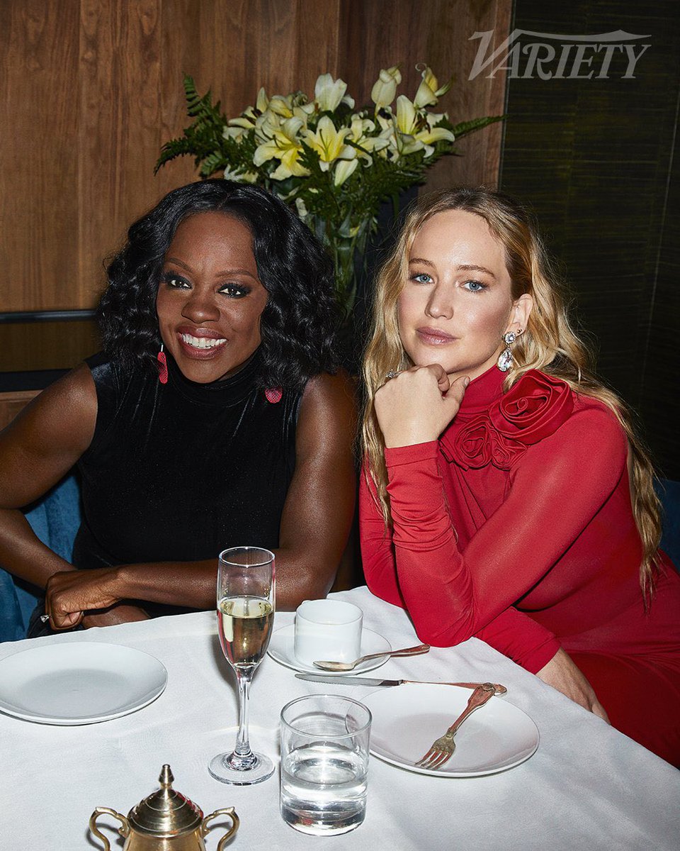 jlawgallery's tweet photo. “This is the biggest honor of my life, her performance in ‘Fences’ changed my life”  

— Jennifer Lawrence on being with Viola Davis for Variety’s Actors on Actors https://t.co/HAXxX7svbR