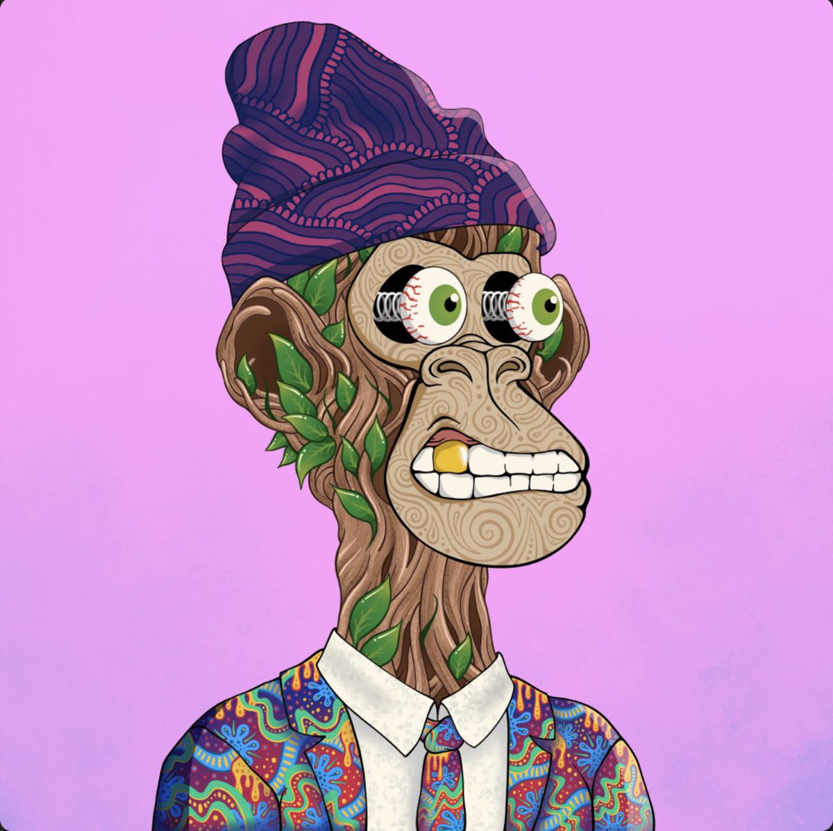 samwongz's tweet photo. @fenrusgmi @trippinapes do i get a bonus point if i hold both the trippin ape and Potsie? haha. https://t.co/yeIaNH1QFc