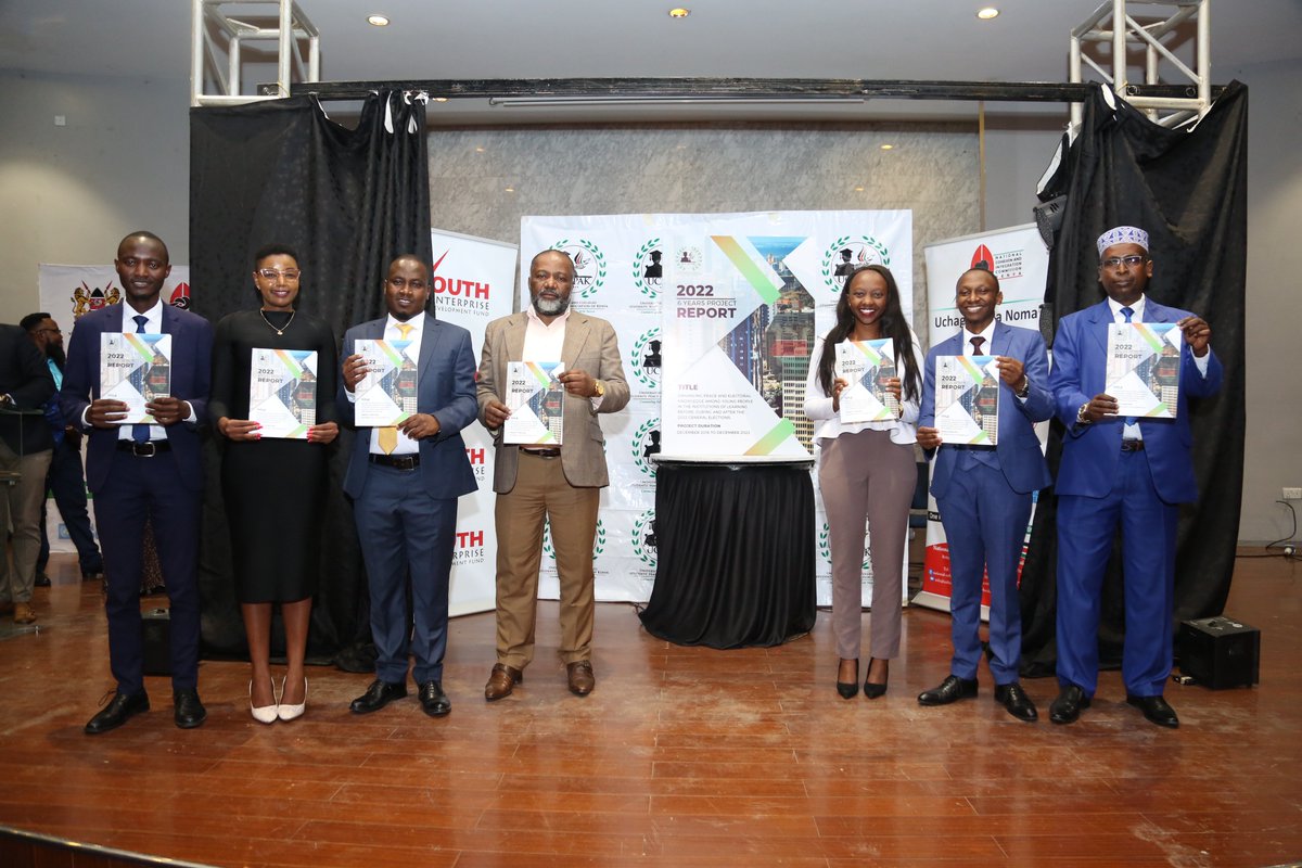 Allan Chacha UCSPAK CEO and founder, Charlene Ruto  First daugther of Kenya, together with other invited guests launching UCSPAK 6 years project report.
#the5thstudentsleaderssummit 
#ConnectingEducationWithPeace 
#TogetherActNow  
<a href="/NCIC_Kenya/">NCIC Kenya</a> 
<a href="/UNDPKenya/">UNDP Kenya</a> 
<a href="/UNVKenya/">UNV Kenya</a> 
<a href="/uonbi/">University of Nairobi</a>