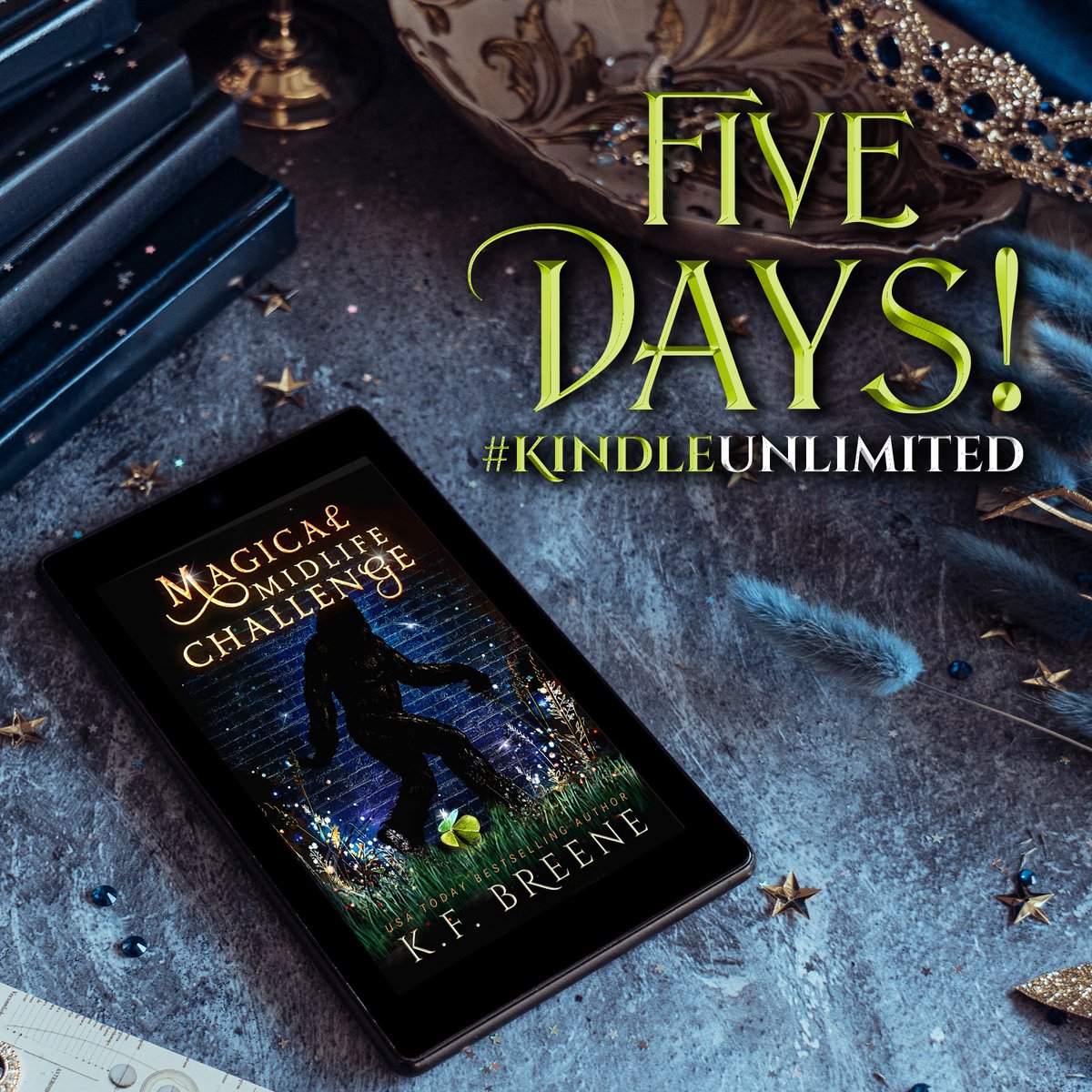 The magic is back in five more days!! 
kfbreene.com/books/leveling…
#kfbreene #paranormalwomensfiction #booktwitter #books #kindlebooks