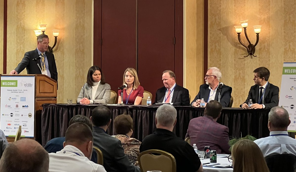 wvmanufacturers's tweet photo. WVMA President Rebecca McPhail spoke to the WV New Energy Conference today, highlighting how WV is growing its renewable energy portfolio as part of an “all of the above” approach to econ dev and that we have a big opportunity to grow supportive renewable manf in WV. #wvma https://t.co/tBpcX5hLjp