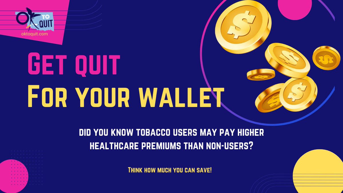 #Vaping costs $15 billion annually in US #healthcare costs and adult #cigarette smoking accounts for 11.7% of all personal health care costs in the US. Lower your health care expenses by quitting today. Visit OKtoQuit.com for free resources. #oktoquit #OKC #tulsa